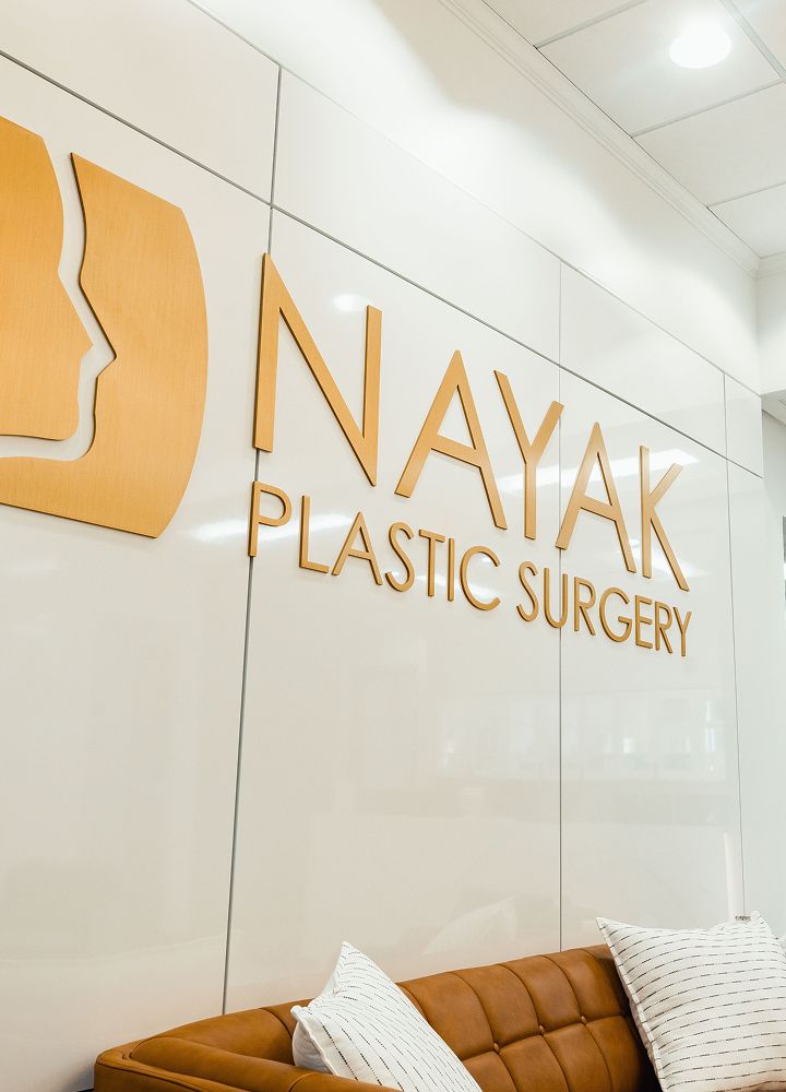 Nayak Plastic Surgery office interior with seating.