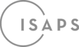 ISAPS logo in gray color scheme