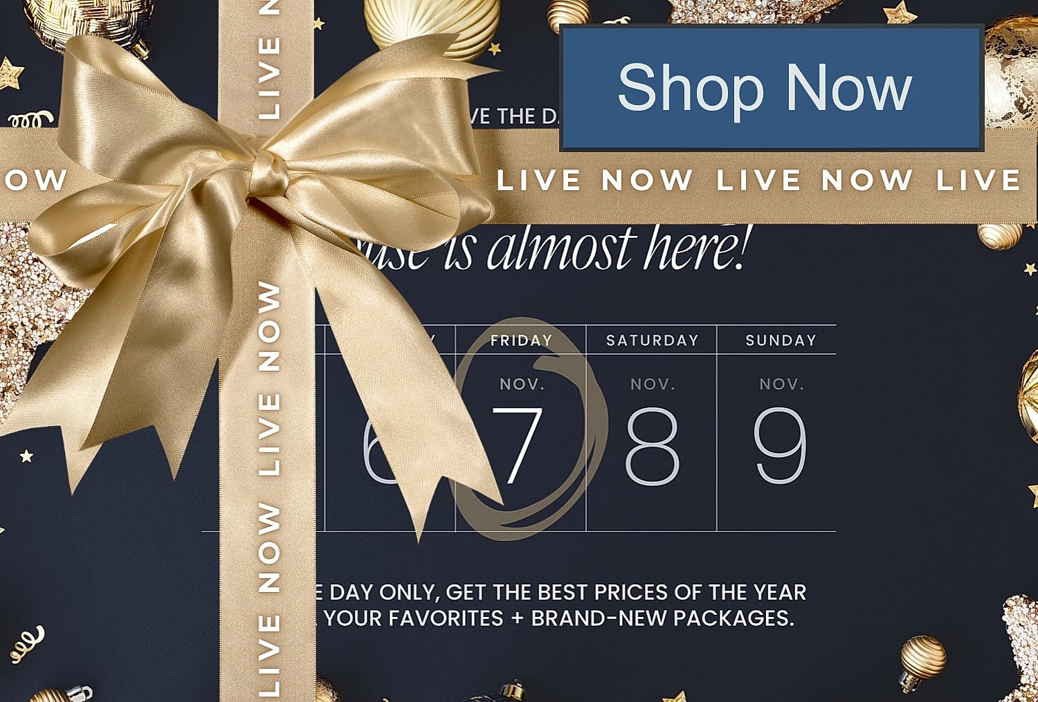 Virtual Open House date announcement for November 7.